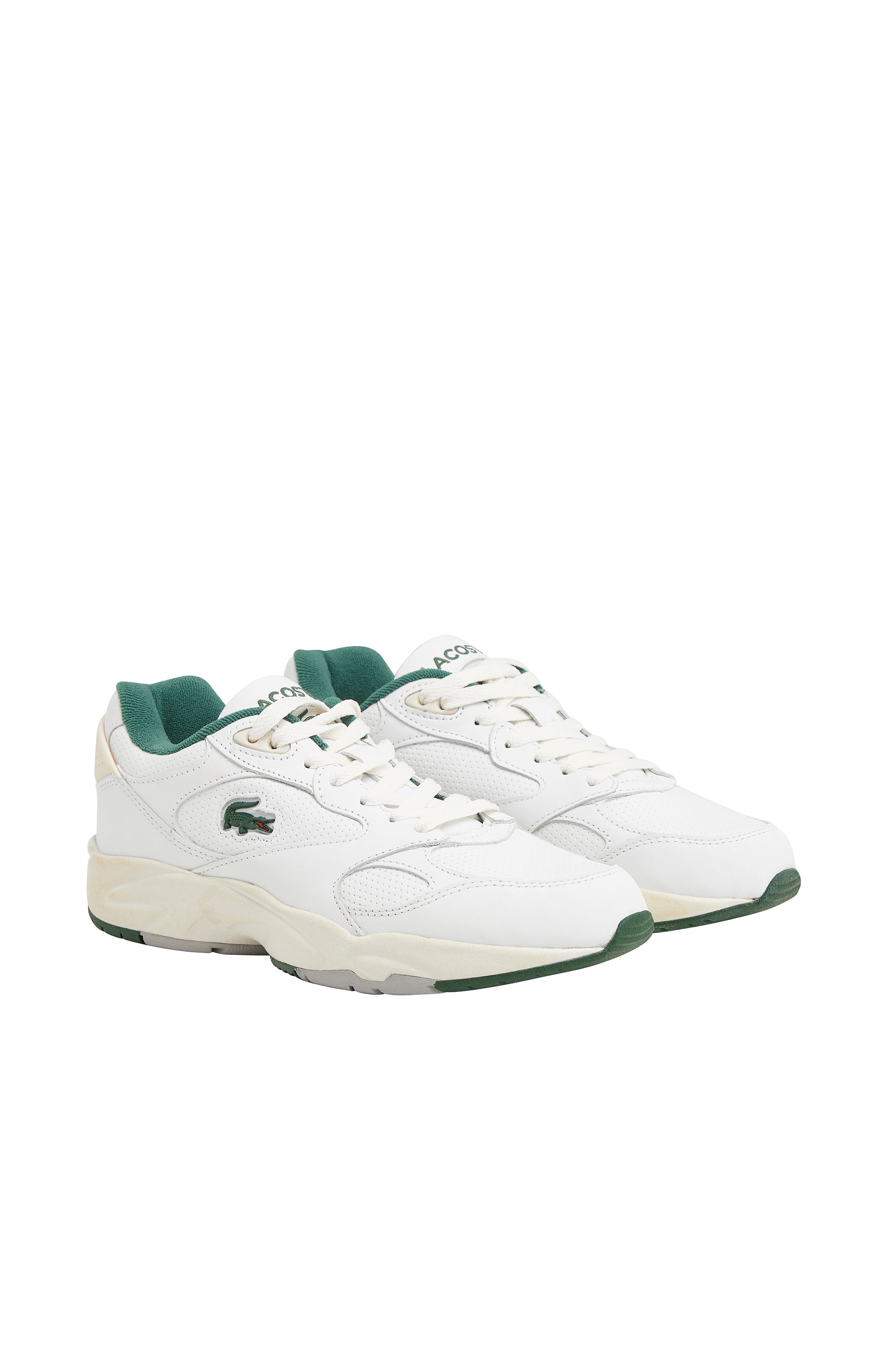 Sneakers Storm 96 Vintage en cuir - White & Off White