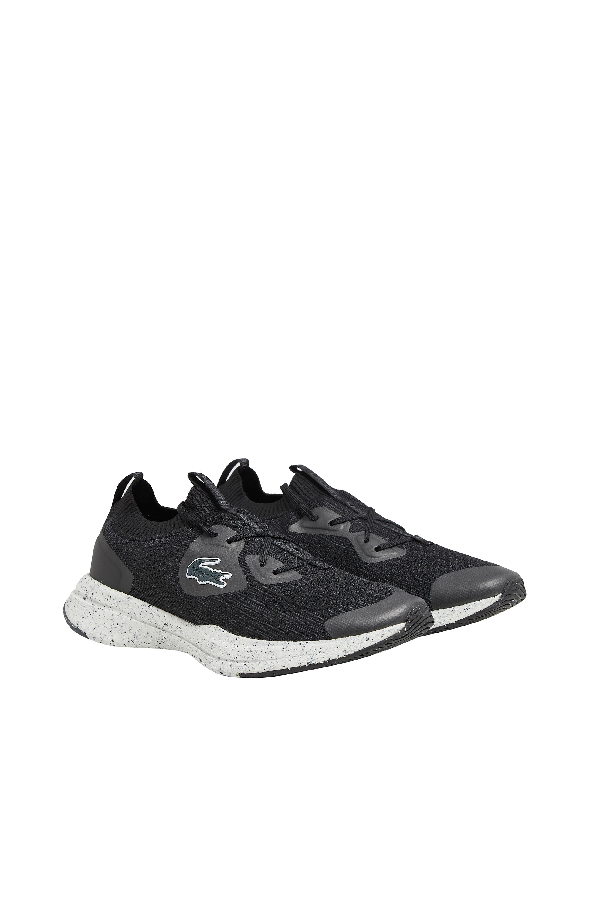 Sneakers à lacets en tissu - Black & Off White