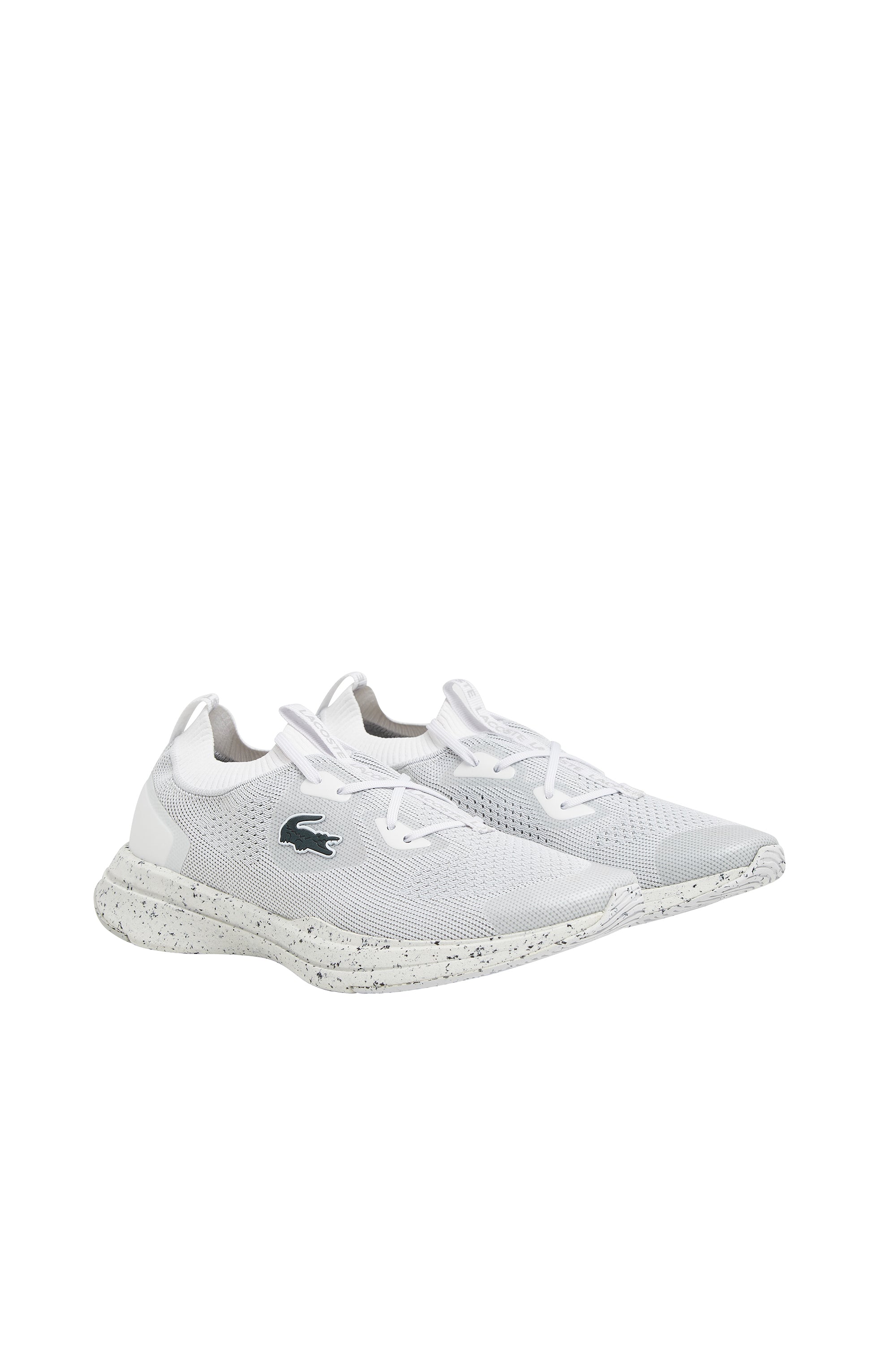 Sneakers à lacets en tissu - White & Off White