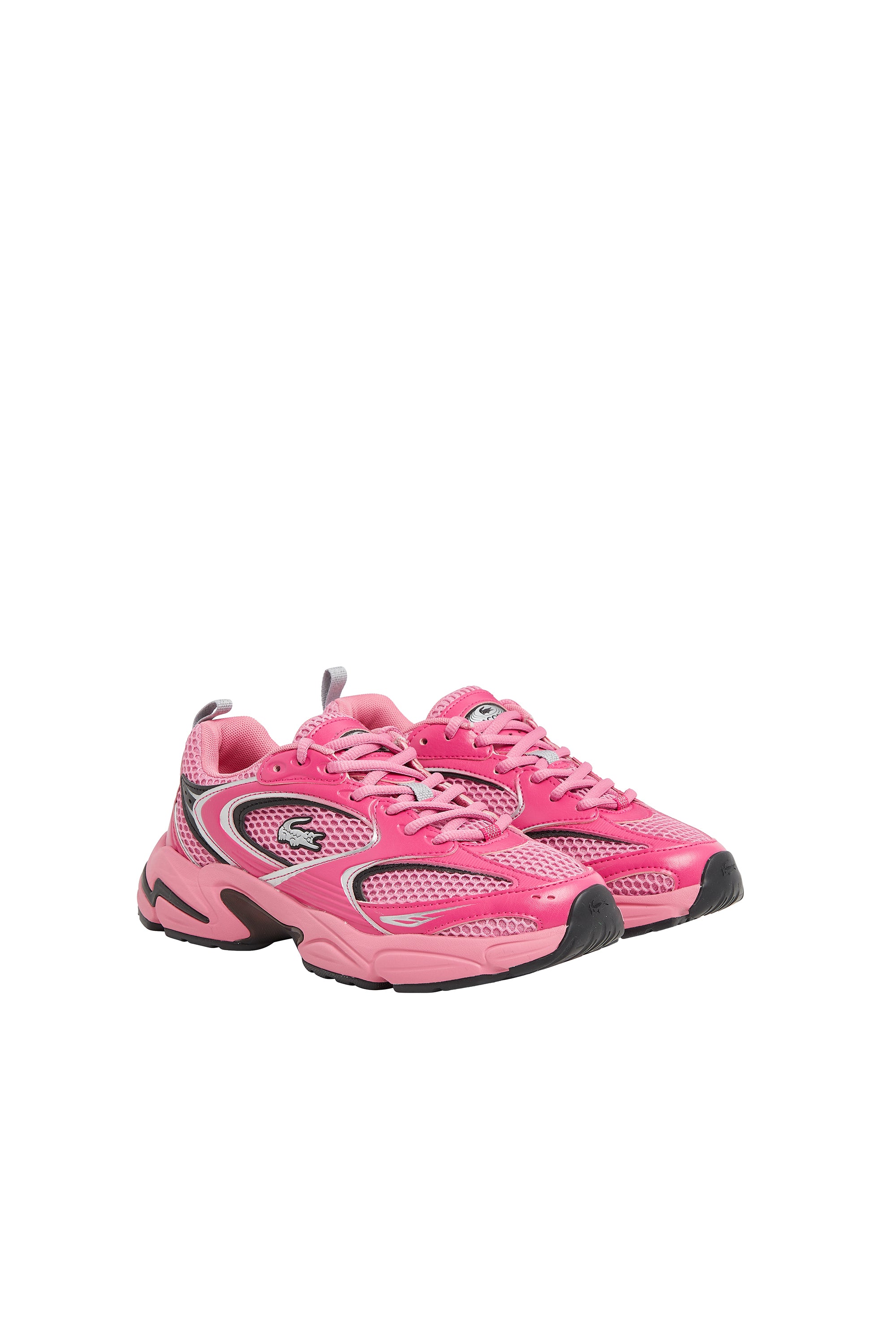 Low sneakers with logo - Pink & Black