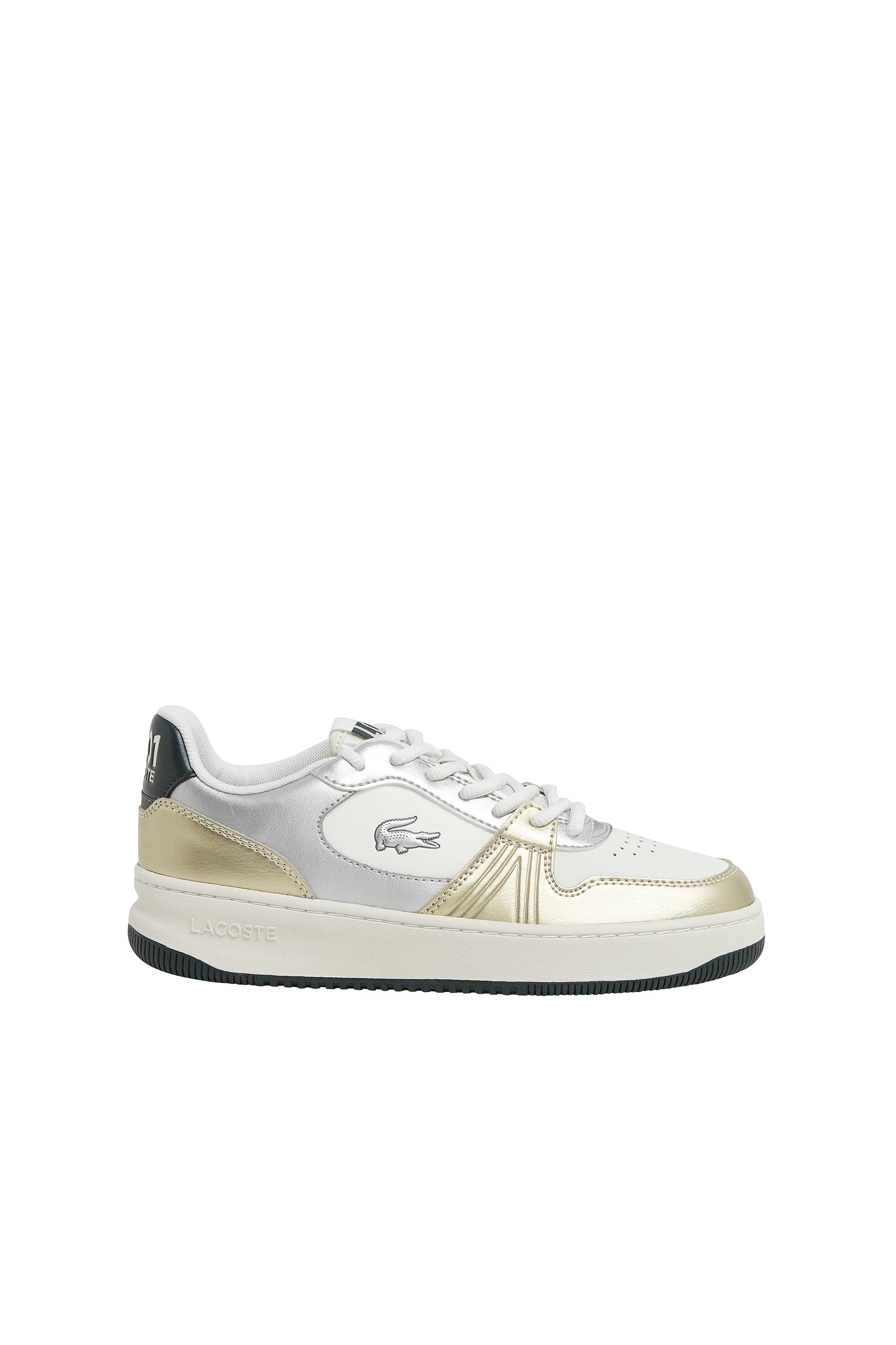 Sneakers Smu en cuir - Off White & Silver
