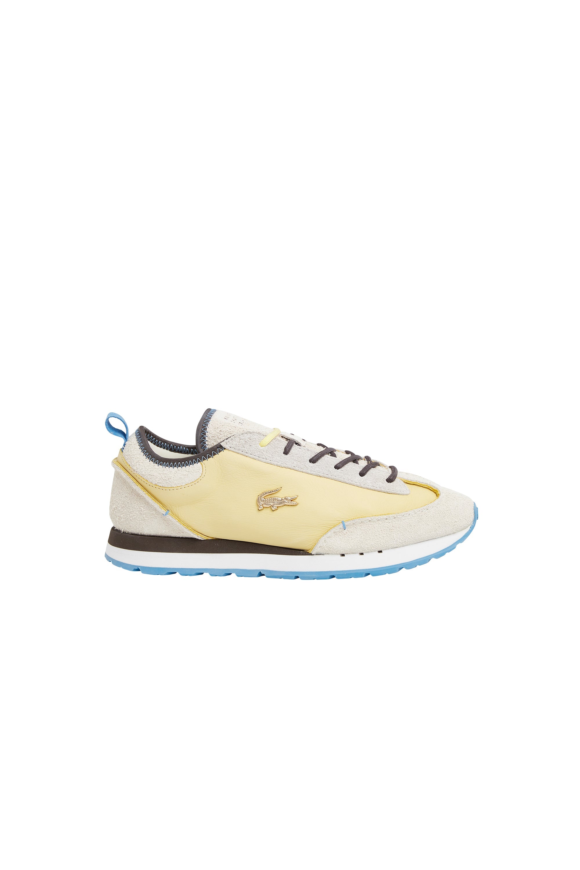 Sneakers Lacoste x Maison Château Rouge en cuir - Light Yellow