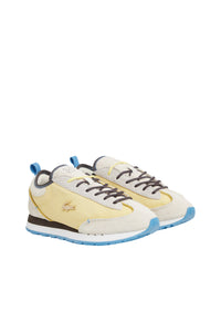 Sneakers Lacoste x Maison Château Rouge en cuir - Light Yellow