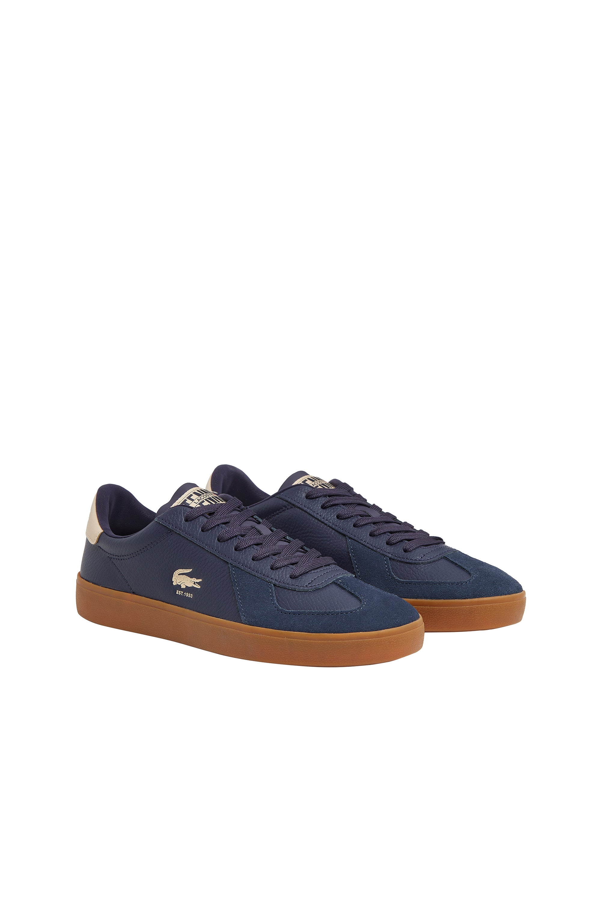 Sneakers basses en cuir - Navy & Gum