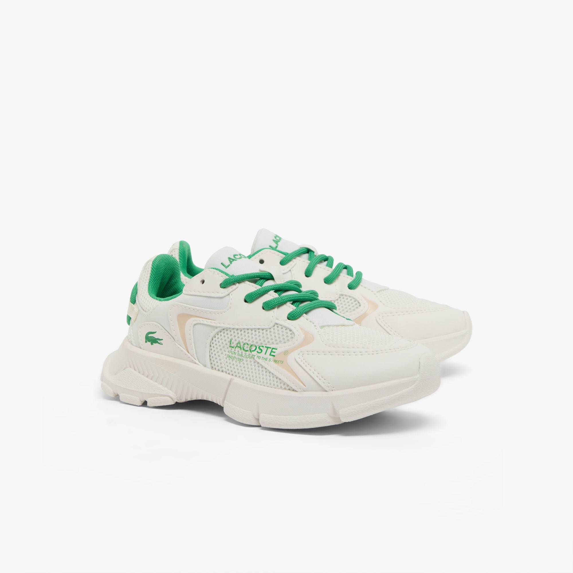 FOOTWEAR - Off Wht & Grn