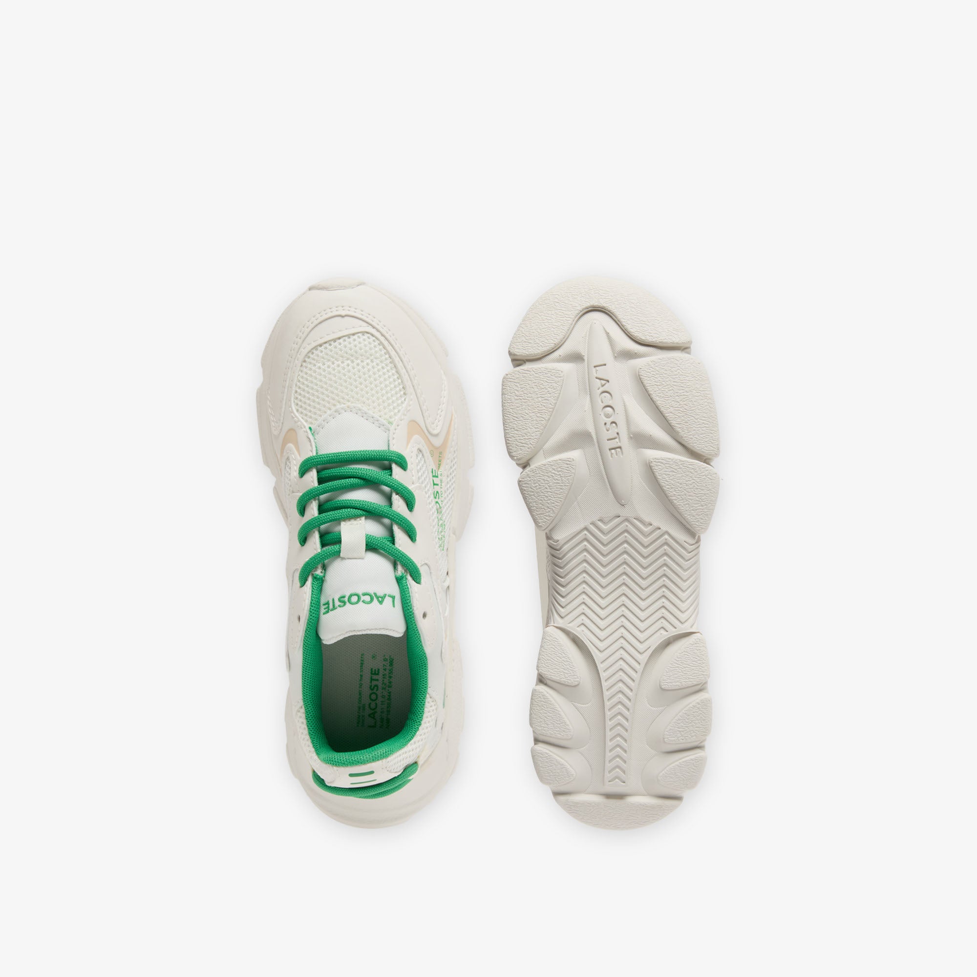 FOOTWEAR - Off Wht & Grn