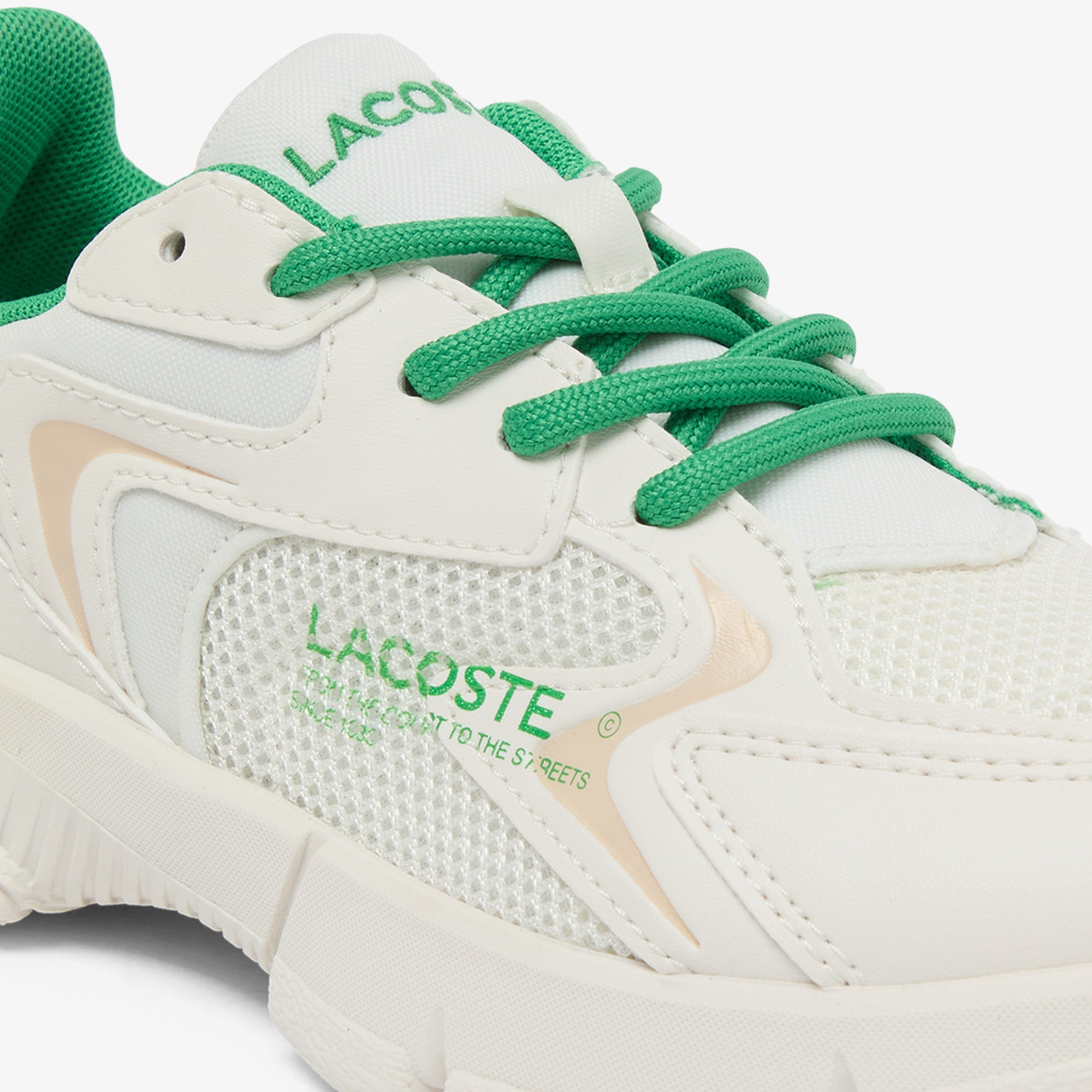 FOOTWEAR - Off Wht & Grn