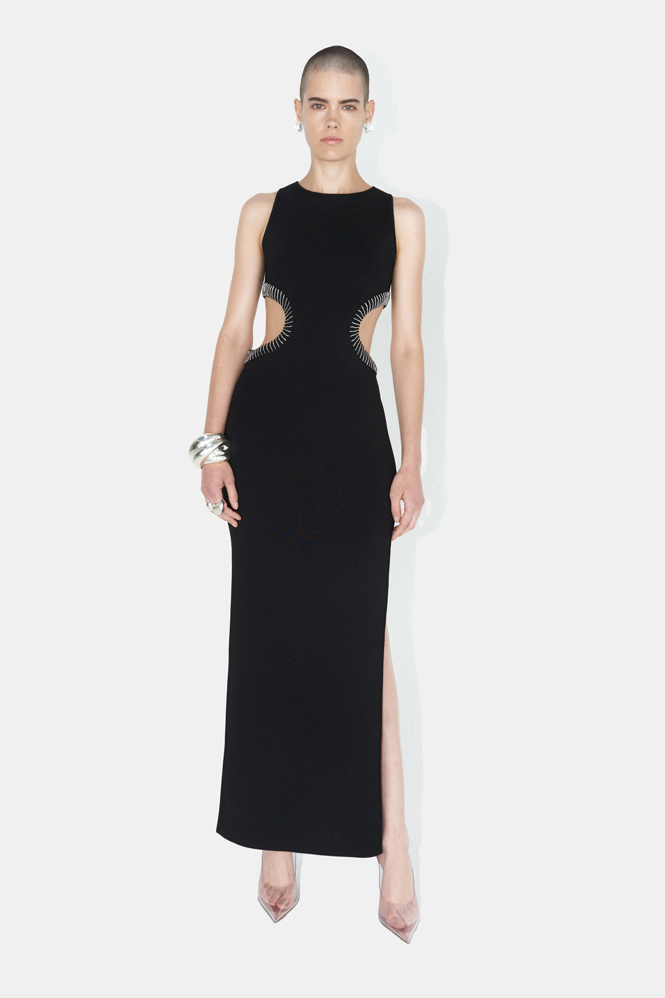 Mirrored Luna Dress - Black