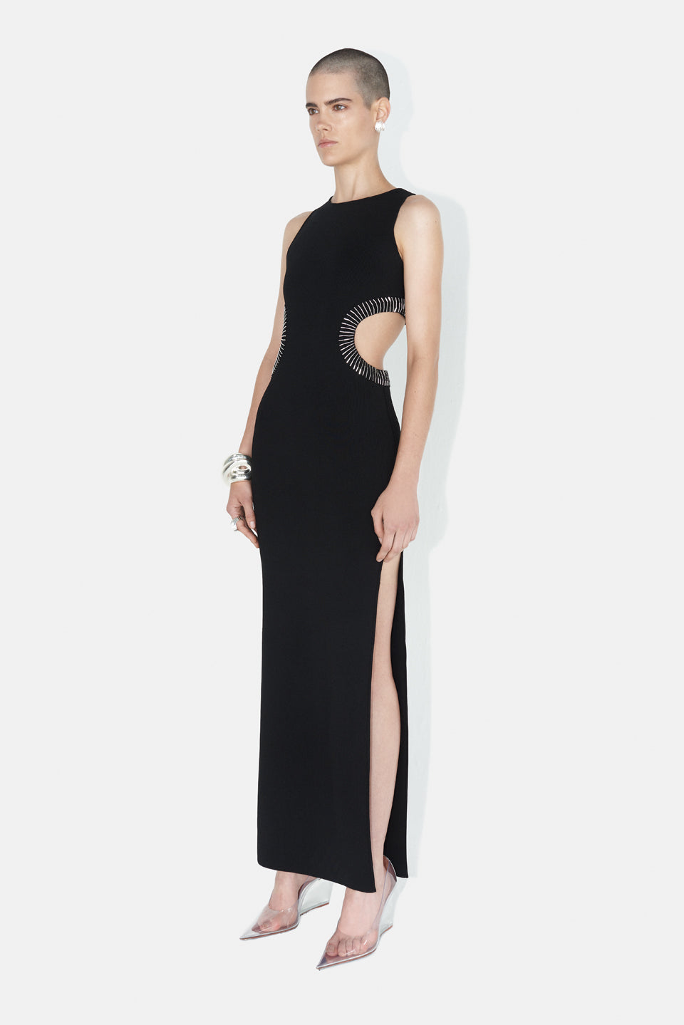 Mirrored Luna Dress - Black