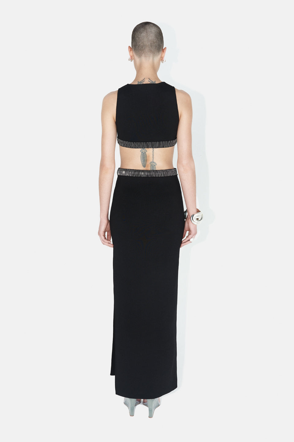 Mirrored Luna Dress - Black