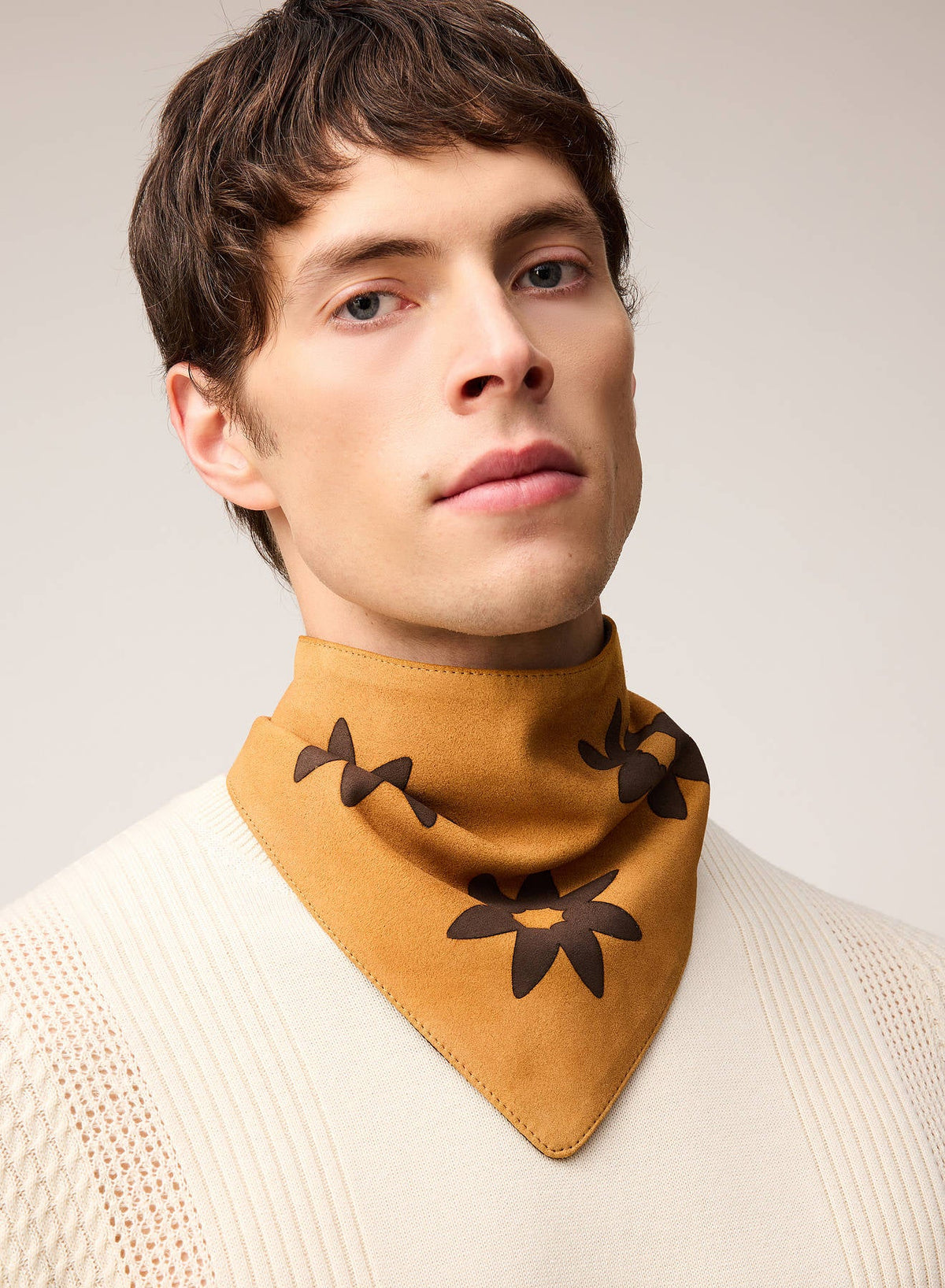 CORN SUEDE BANDANA