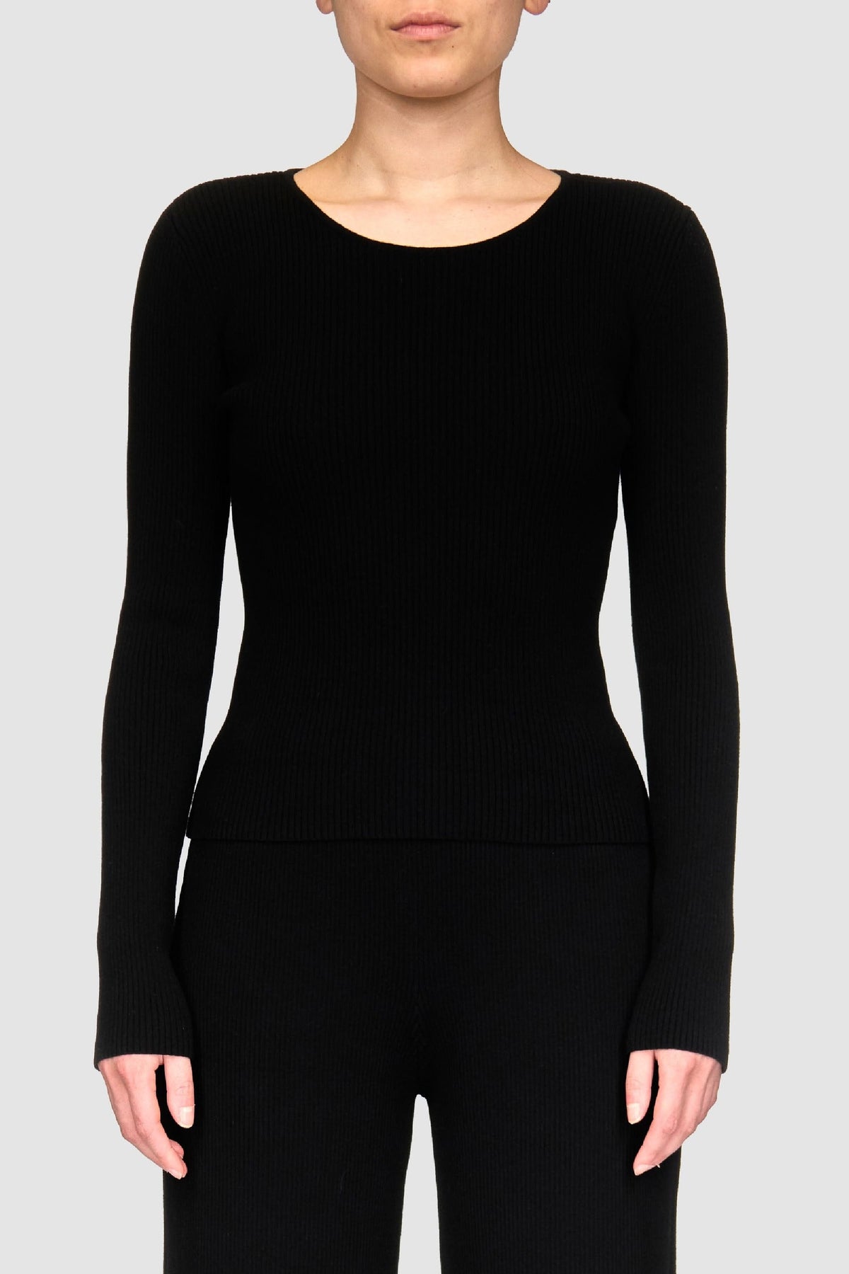 Pull Moon en maille - Black