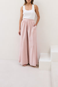 Pantalon fluide Le Nicolet - Rose Clair