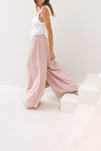 Pantalon fluide Le Nicolet - Rose Clair