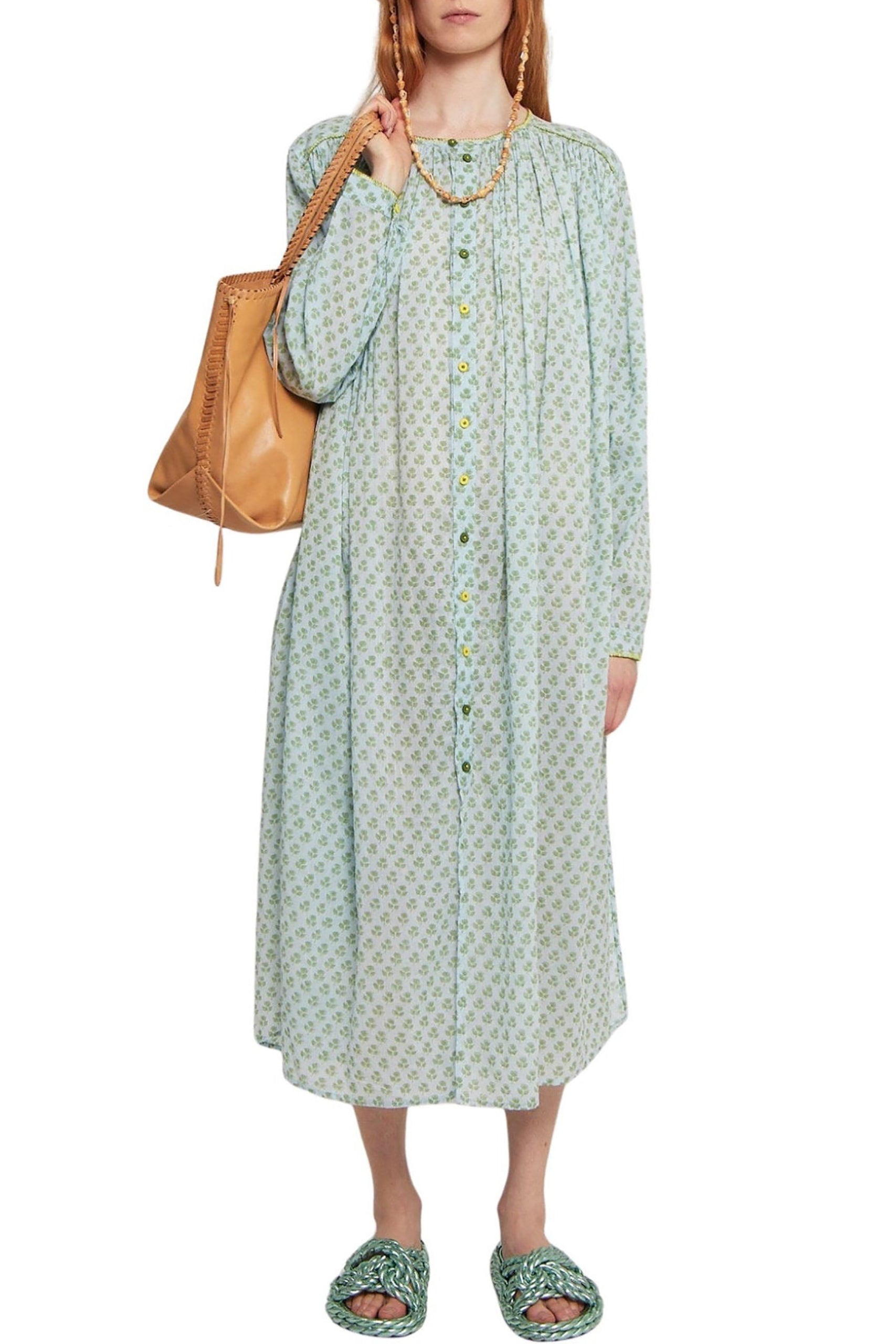 Robe Cigar coupe longue ample - Blue
