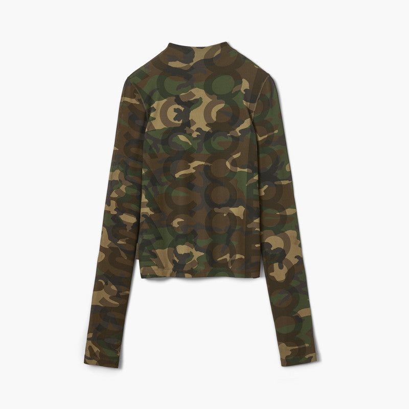 T-shirt à manches longues transparent camouflage - Camo Multicolor
