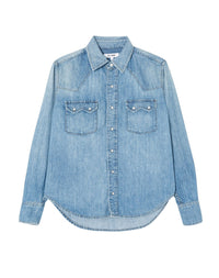 Sawtooth Western shirt - Indigo