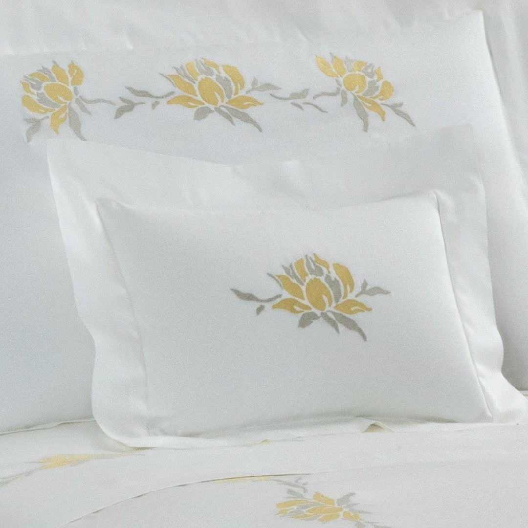 PEONIA EMBROIDERY / BOUDOIR TAIE D'OREILLER