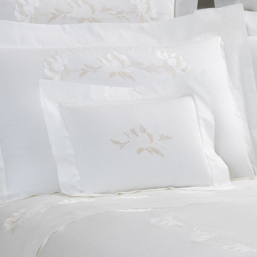 PEONIA EMBROIDERY / BOUDOIR TAIE D'OREILLER