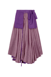 Jupe Post coupe midi - Purple