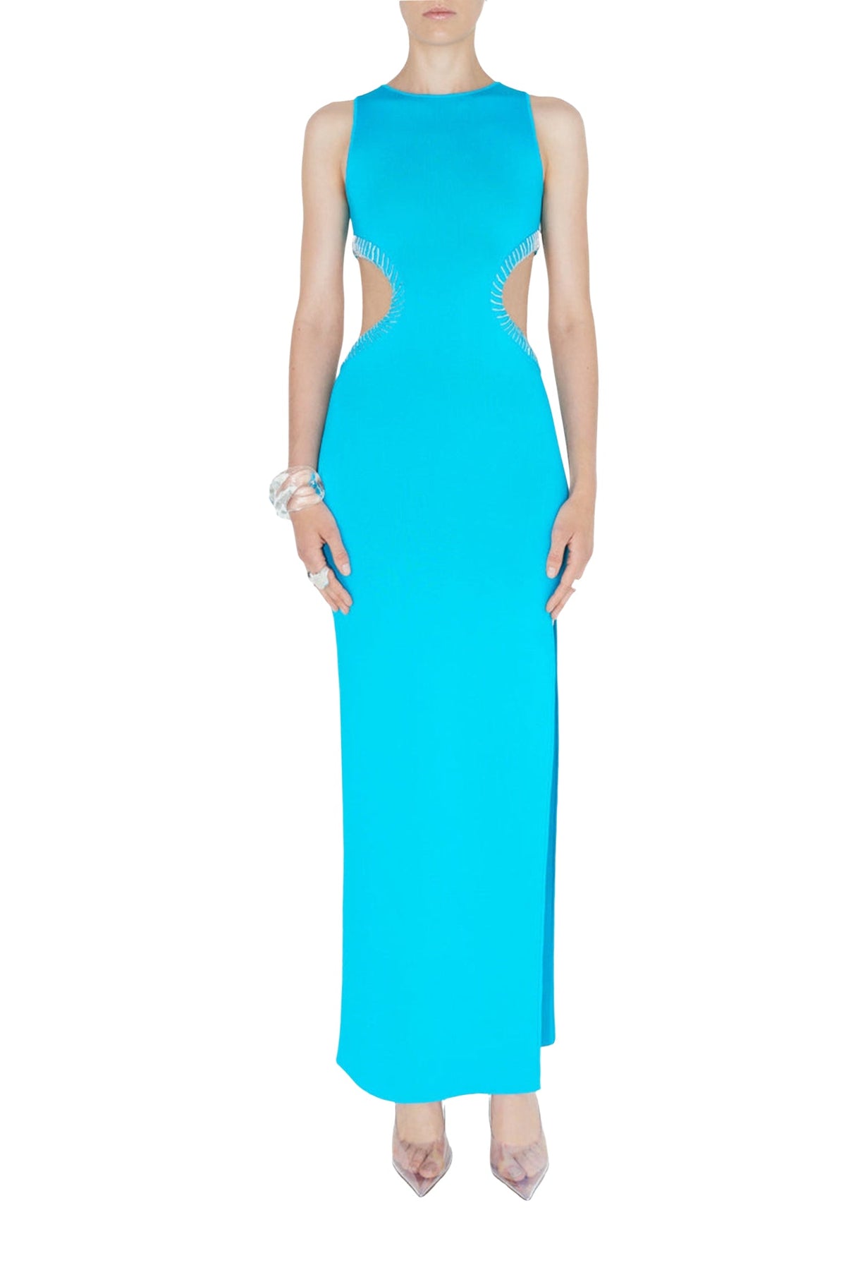Mirrored Luna Dress - Turquoise
