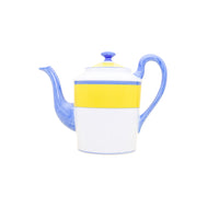 Verseuse pour 6 Tasses Monet en porcelaine - Jaune & Bleu