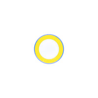 Saladier individuel Monet en porcelaine - Jaune & Bleu