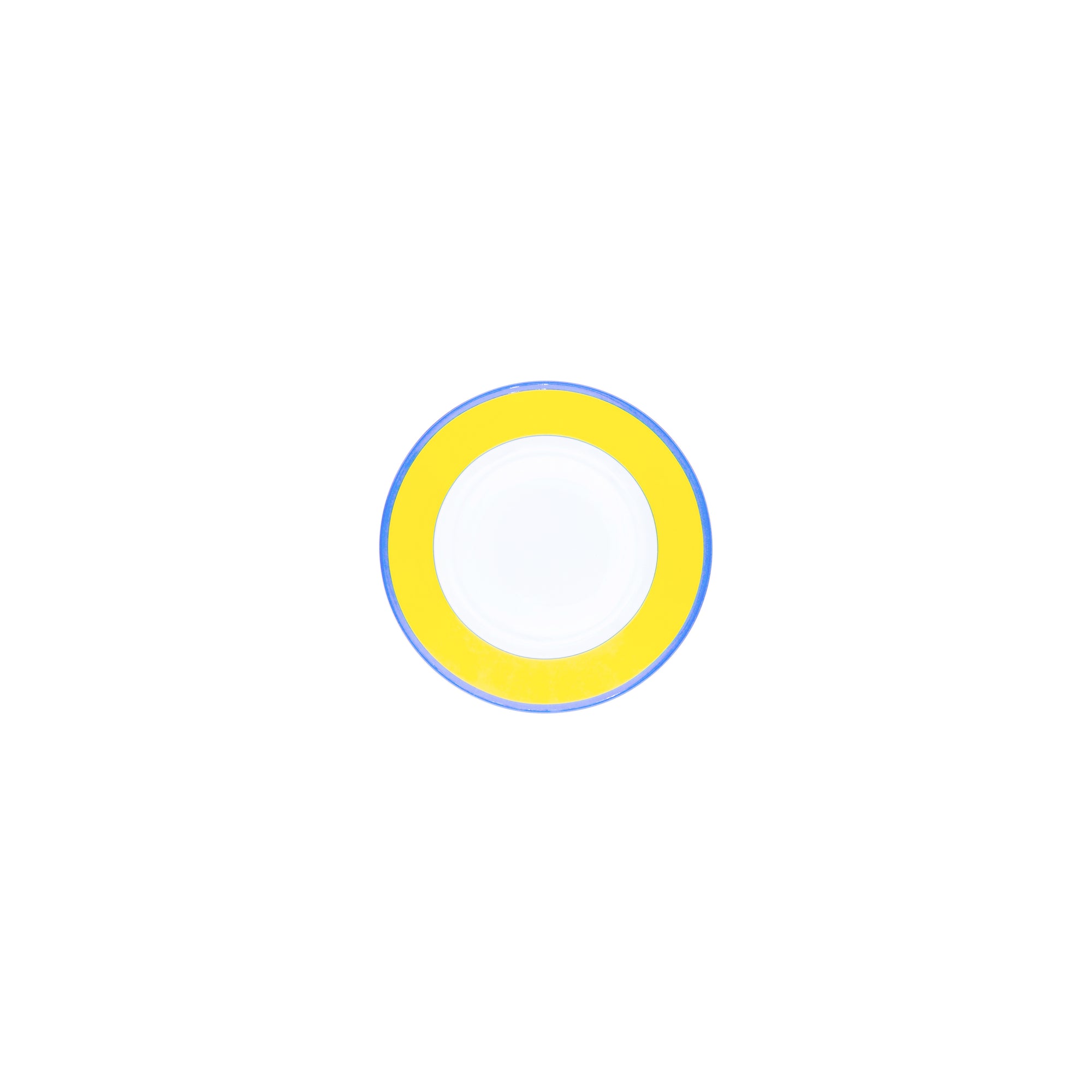 Saladier individuel Monet en porcelaine - Jaune & Bleu