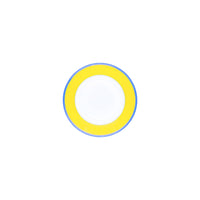 Saladier individuel Monet en porcelaine - Jaune & Bleu
