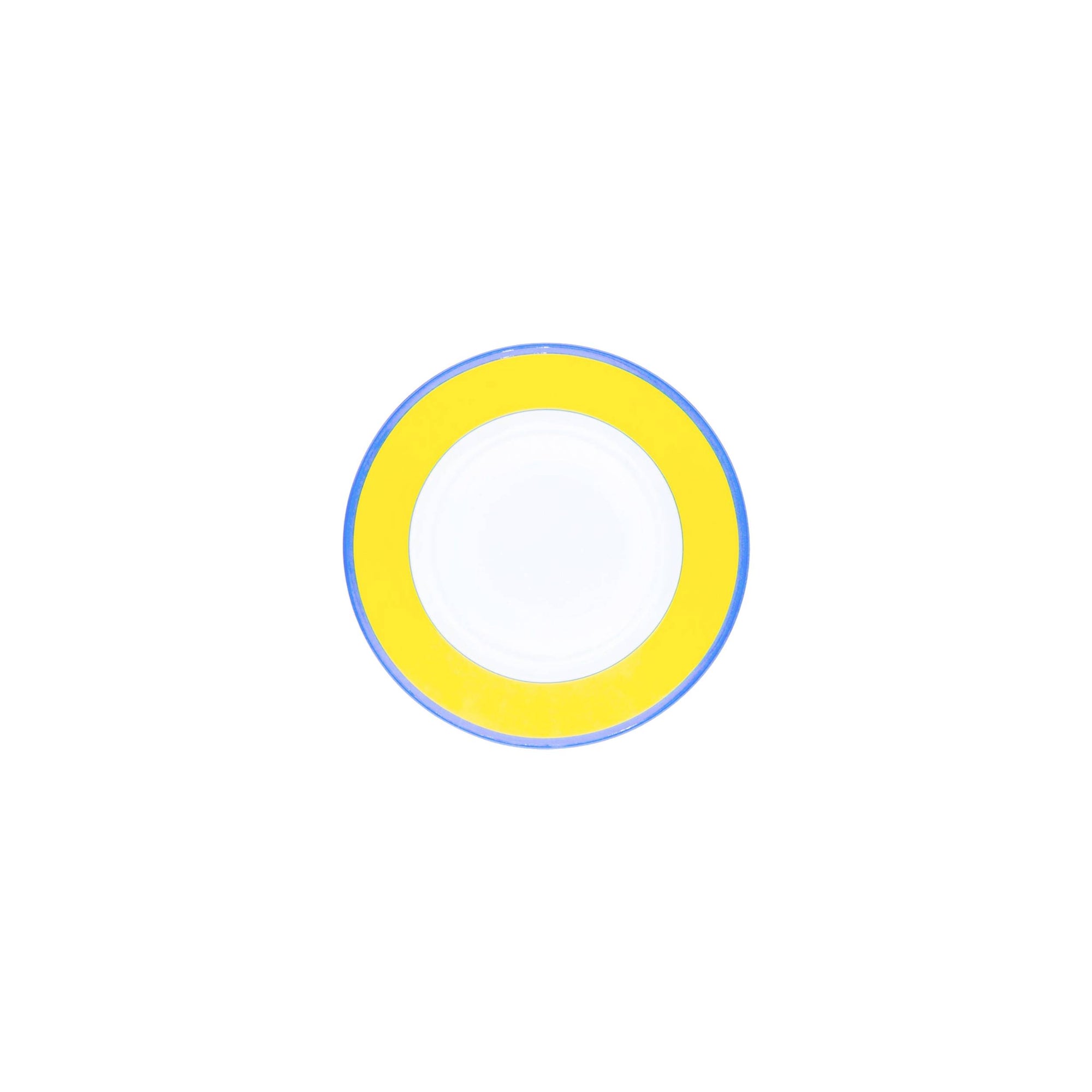 Saladier individuel Monet en porcelaine - Jaune & Bleu