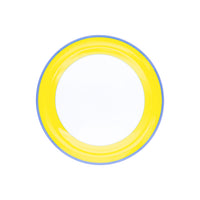Plat à tarte Monet en porcelaine - Jaune & Bleu