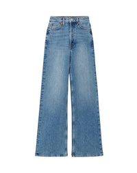 Jean large ultra taille haute - Media Noche