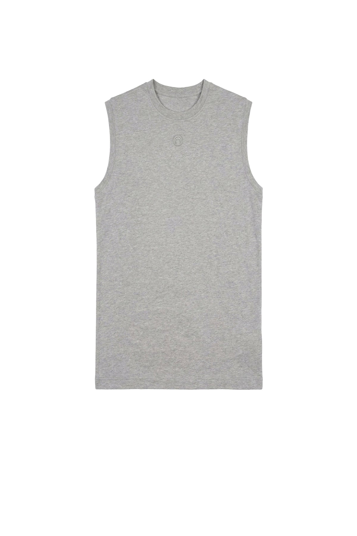 Débardeur uni en jersey de coton - Grey