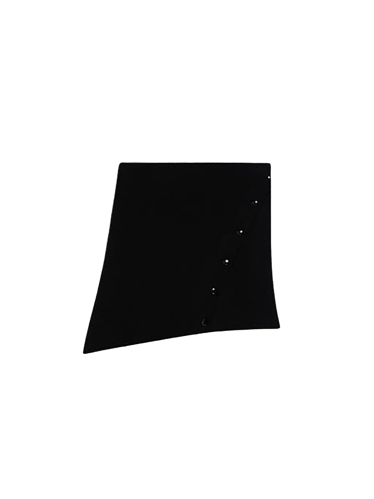 Jupe-short en maille côtelée - Black