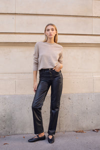 Le Daisy Cuir Reglisse