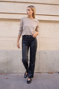 Le Daisy Cuir Reglisse