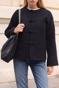 Veste Le Newton en laine - Noir