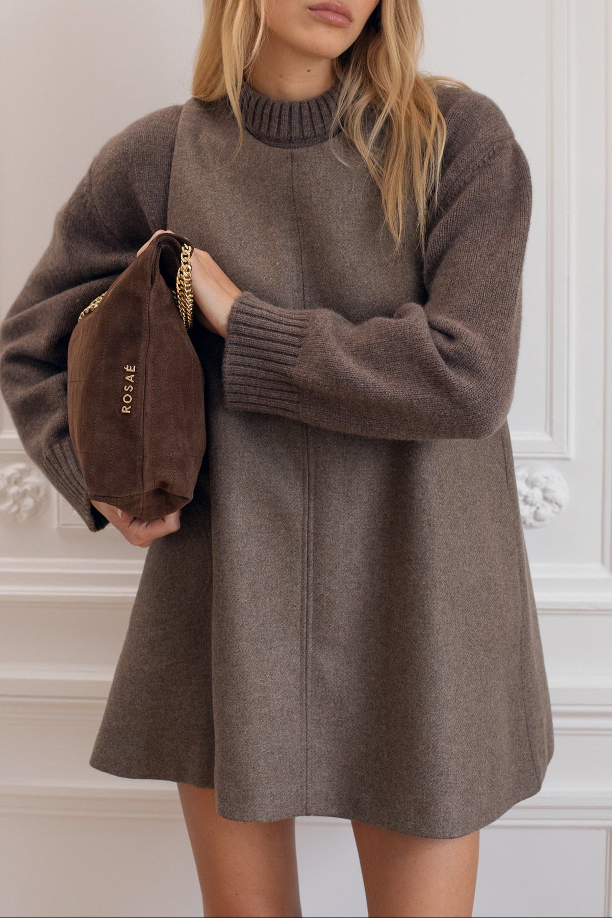 Le Emie Dress - Light Brown