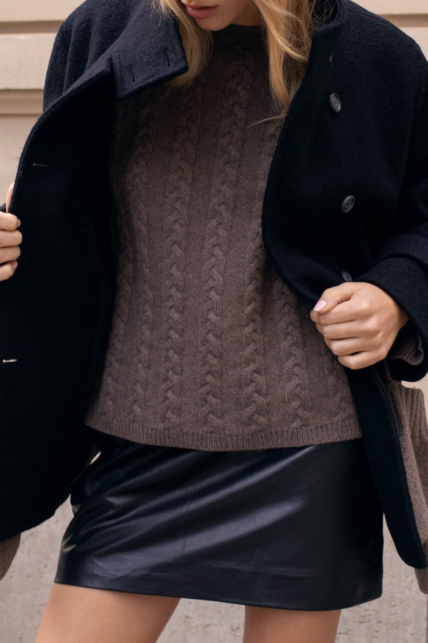 Veste Le Racine en laine - Noir