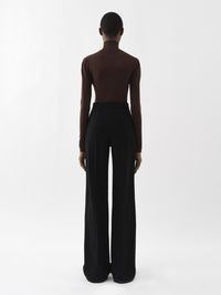 BASEPLUS_Black TROUSERS - Black