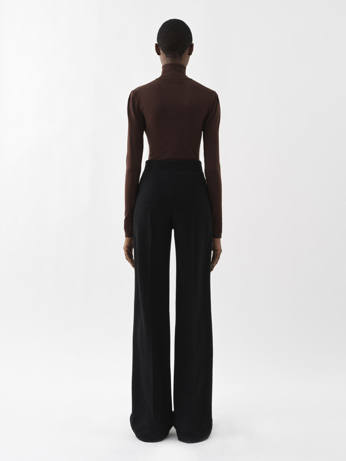 BASEPLUS_Black TROUSERS - Black