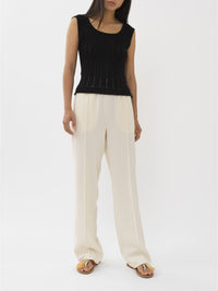Light Ivory TROUSERS - Light Ivory