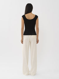 Light Ivory TROUSERS - Light Ivory