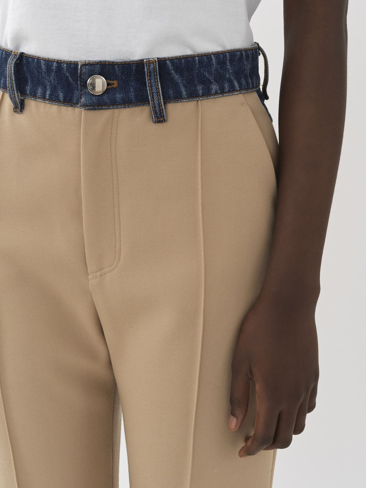 Pearl Beige TROUSERS - Pearl Beige