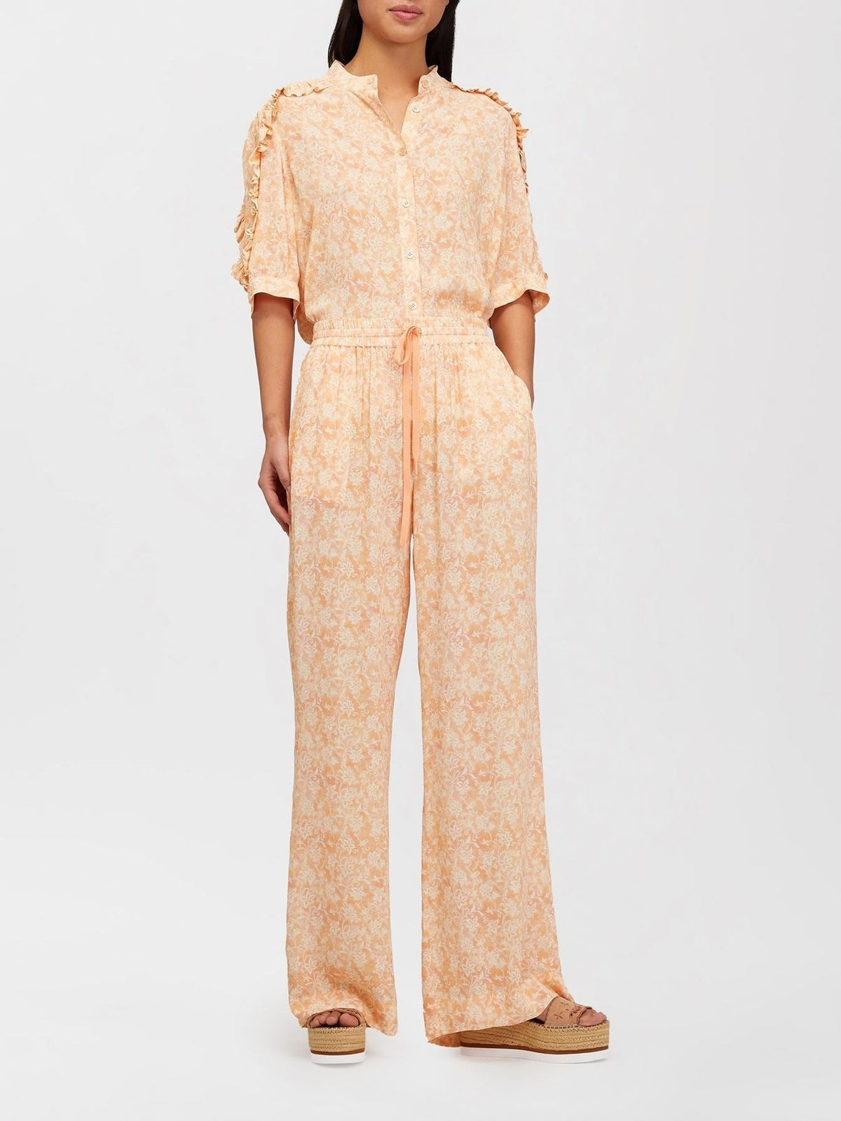 BASEPLUS_Pink & Orange TROUSERS - Pink & Orange