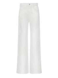 BASEPLUS_White TROUSERS - White