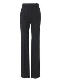 BASEPLUS_Black HIGH WAISTED STRAIGHT PANT - Black