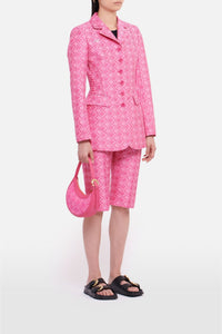 PRIX MARQUE : 250€_Moon Diamant Pink Jacqard Veste - Moon Diamant Pink Jacqard