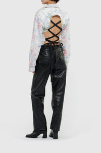 PRIX MARQUE : 350€_All Over Moon Black Pantalon - All Over Moon Black