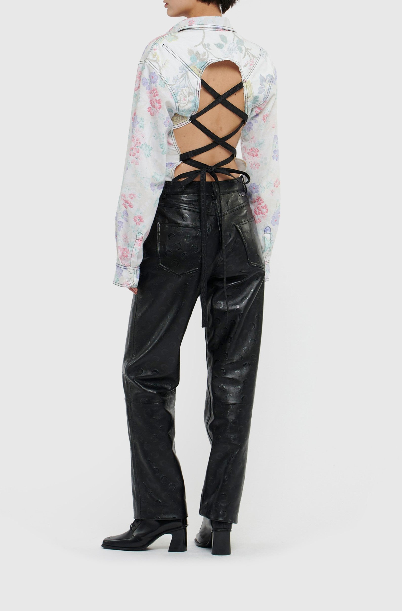 PRIX MARQUE : 350€_All Over Moon Black Pantalon - All Over Moon Black
